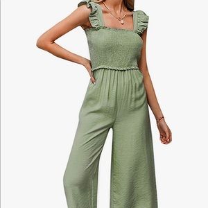 Amazon Smocked Jumpsuit